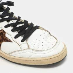 Golden Goose White Calf Hair and Leather Ball Star Limited Edition 181/325 Sneakers Size 40