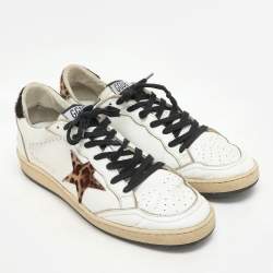 Golden Goose White Calf Hair and Leather Ball Star Limited Edition 181/325 Sneakers Size 40