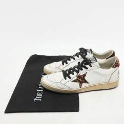 Golden Goose White Calf Hair and Leather Ball Star Limited Edition 181/325 Sneakers Size 40
