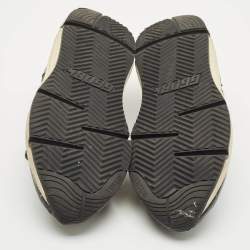 Pre Owned Golden Goose Black Leather and Mesh Running Sneakers Size 43