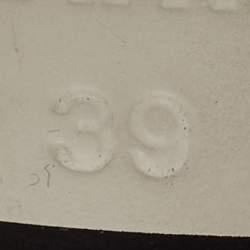 Pre Owned Golden Goose White/Silver Glitter and Leather Ball Star Low Top Sneakers Size 39