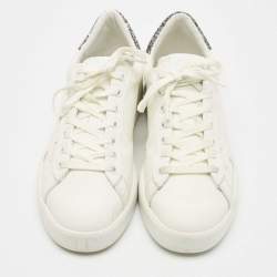Pre Owned Golden Goose White Leather Pure Star Sneakers Size 39