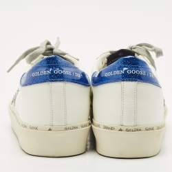 Pre Owned Golden Goose White Leather Hi Star Sneakers Size 37