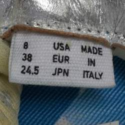 Pre Owned Golden Goose Black Fabric and Suede Running Marathon Sneakers Size 38