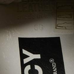 Pre Owned Golden Goose Grey Glitter and Suede Francy Sneakers Size 38