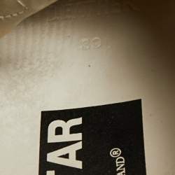 مملوكة مسبقًا Golden Goose Superstar Size 39 White/Brown Leather and Nubuck Leather Lace Up Sneakers