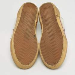 مملوكة مسبقًا Golden Goose Superstar Size 36 White Leather Lace Up Sneakers