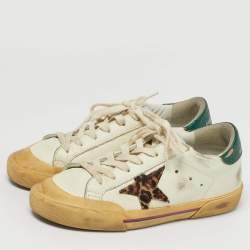 مملوكة مسبقًا Golden Goose Superstar Size 36 White Leather Lace Up Sneakers