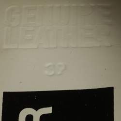 مملوكة مسبقًا Golden Goose Super Star Size 39 Tricolor Leather Lace Up Sneakers