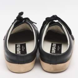 مملوكة مسبقًا حذاء رياضي غولدن غوس سوبرستار جلد أسود مقاس 39