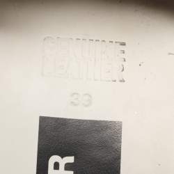 Pre Owned Golden Goose Ballstar Size 39 White/Black Leather and Glitter Mule Sneakers