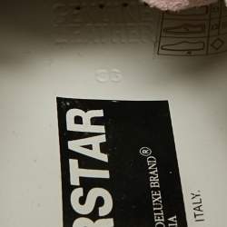 مملوكة مسبقًا حذاء رياضي غولدن غوز جلد أوف وايت/برتقالي ستاردان مقاس 39