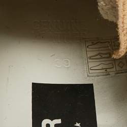 مملوكة مسبقًا Golden Goose Hi Star Size 39 Brown/White Leopard Print Calf Hair and Leather Lace Up Sneakers