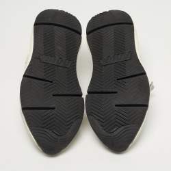 مملوكة مسبقًا Golden Goose Running Size 37 Grey Leather Lace Up Sneakers