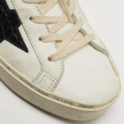 مملوكة مسبقًا Golden Goose Hi Star Size 38 White Leather Lace Up Sneakers