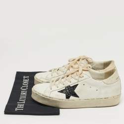 ممل وكة مسبقًا Golden Goose Hi Star Size 38 White Leather Lace Up Sneakers