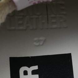 مملوكة مسبقًا Golden Goose Super Star Size 37 White Leather Low Top Sneakers