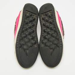 Pre Owned حذاء رياضي غولدن غوس لو توب من فرو العجل ملون جلد مقاس 37