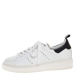 Golden Goose White Leather Starter Low Top Sneakers Size 36