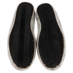 Pre Owned Golden Goose White Leather Superstar Low Top Sneakers Size 40