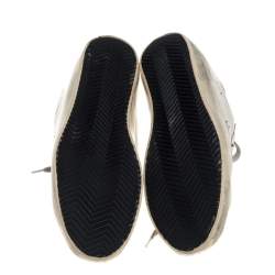 Pre Owned Golden Goose White Leather Superstar Sneakers Size 38