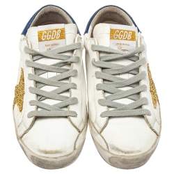 Pre Owned Golden Goose White Superstar Low Top Sneaker Size 37