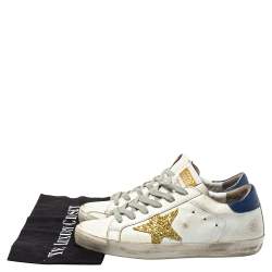 Pre Owned Golden Goose White Superstar Low Top Sneaker Size 37