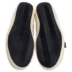 Pre Owned Golden Goose Grey Leather Superstar Lace Up Sneakers Size 40