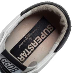 Pre Owned Golden Goose White Leather Superstar Low Top Sneakers Size 37