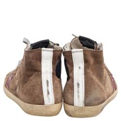 Golden Goose Dark Beige Suede Mid Star Sneakers Size 43