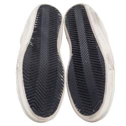 Pre Owned Golden Goose Grey Nubuck Leather SuperStar Low Top Sneakers Size 39