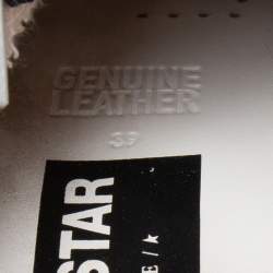 Pre Owned Golden Goose White Leather Superstar Sneakers Size 39
