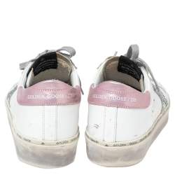 Pre Owned Golden Goose White Leather Superstar  Sneakers Size 35