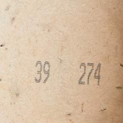 Pre Owned Golden Goose Metallic Gold Leather And Suede Superstar Low Top Sneakers Size 39