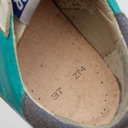 Pre Owned Golden Goose Tricolor Leather Superstar Low Top Sneakers Size 37