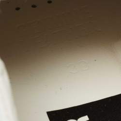 Pre Owned Golden Goose White Leather Star Cutout Sneakers Size 39