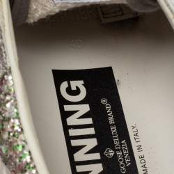Golden Goose  Multicolor Suede and Leather Superstar Low Top Sneakers Size 40