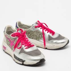 Golden Goose  Multicolor Suede and Leather Superstar Low Top Sneakers Size 40