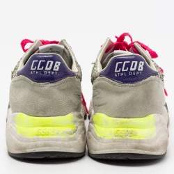 Golden Goose  Multicolor Suede and Leather Superstar Low Top Sneakers Size 40