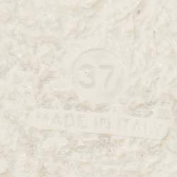 Pre Owned Golden Goose Tricolor Leather and Glitter SuperStar Sneakers Size 37