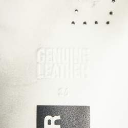 Pre Owned Golden Goose Black/White Leather Star Hi Star Sneaker Size EU 36