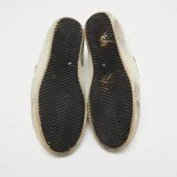 Pre Owned Golden Goose White Leather Francy Sneakers Size 37