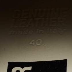 Pre Owned Golden Goose Metallic Gold Glitter and Leather Superstar Sneakers Size 40