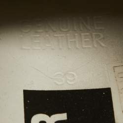 Pre Owned Golden Goose White Leather Hi Star Sneakers Size 39