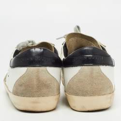 Golden Goose White Leather Superstar Low Top Sneakers Size 37