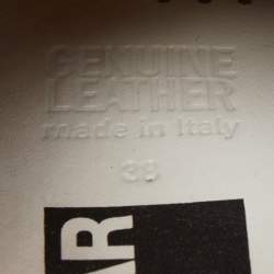 Pre Owned Golden Goose White Leather Superstar Sneakers Size 38