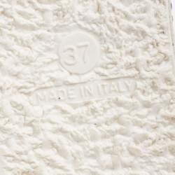 Pre Owned Golden Goose Muliticolor Sequins and Leather May Low Top Sneakers Size 37