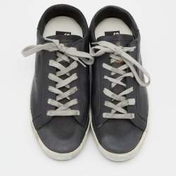 Golden Goose Black Leather Superstar Sneakers Size 39