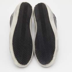 Golden Goose Black Leather Superstar Sneakers Size 39