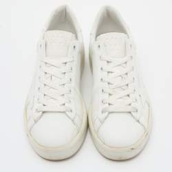 Golden Goose White Leather Pure Star Sneakers Size 36